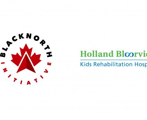 BlackNorth Initiative logo and Holland Bloorview logo
