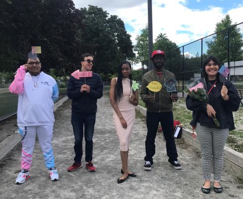 (L-R): Project SEARCH Toronto 2021 graduates Ryan, James, Ekpedeme, Mesfin, and Mina.