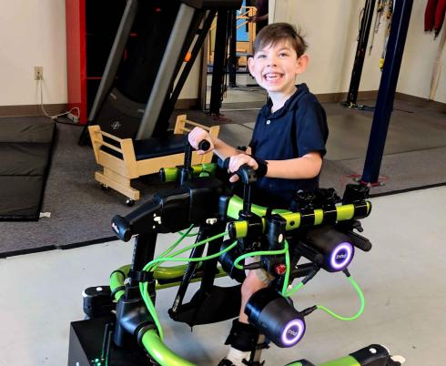 Child using the Trexo. Image from their main website. 