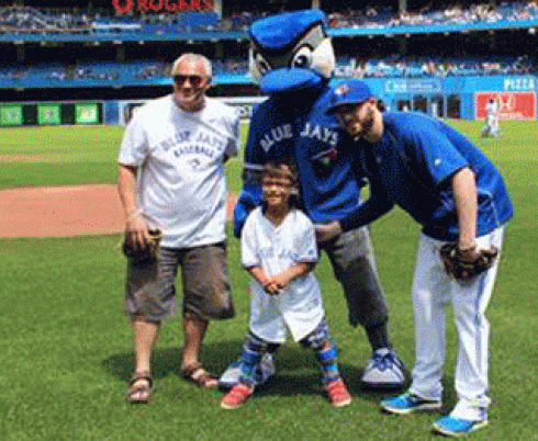 Help Angelo raise $5,000 to celebrate his first pitch!