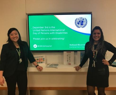 (From L to R) Michelle Char, Foundation; and Avni Shah, Child Development Team (CDP)