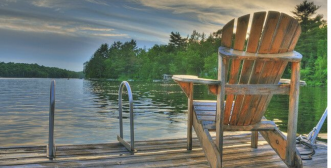 Muskoka Chair on dock