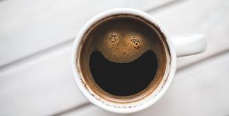 coffee cup on a table