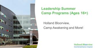 Leadership Summer Camp Program (Ages 16+)