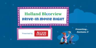 Holland Bloorview drive-in movie night poster